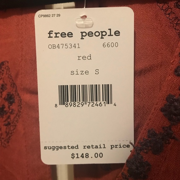 [free people] diamond embroidered dress - Picture 6 of 7